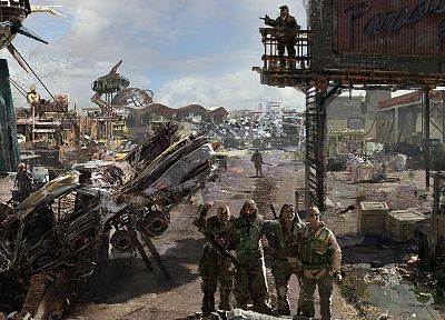 Fallout, concept art - related desktop wallpaper
