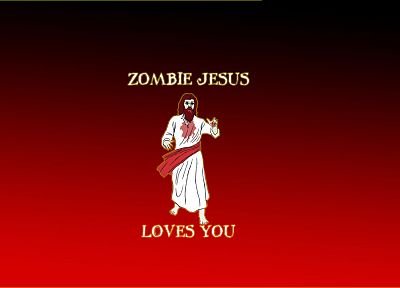 zombies, Jesus Christ - duplicate desktop wallpaper
