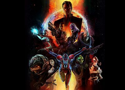 Mass Effect, Mass Effect 2, Mass Effect 3 - desktop wallpaper