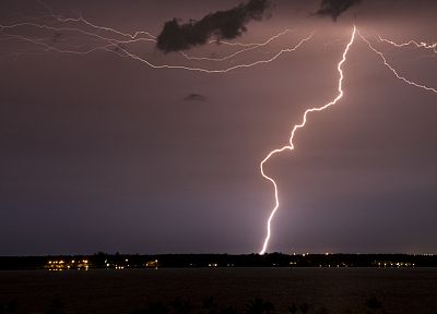 nature, storm, lightning - duplicate desktop wallpaper