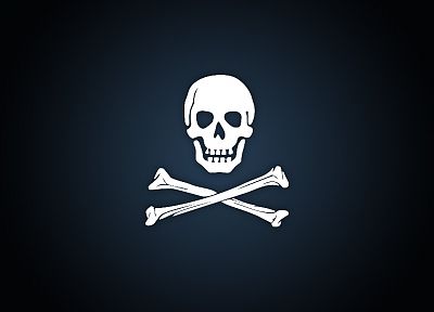 pirates, skull and crossbones, Jolly Roger - duplicate desktop wallpaper