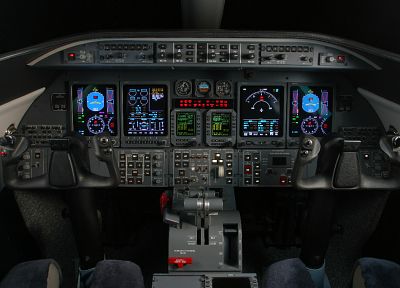 aircraft, cockpit, planes - desktop wallpaper