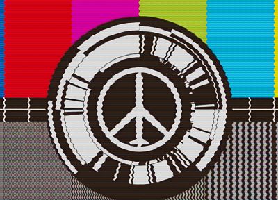 peace, test pattern, Metal Gear Solid Peace Walker, peace sign - duplicate desktop wallpaper
