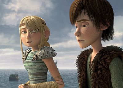 How to Train Your Dragon, Hiccup, astrid - random desktop wallpaper