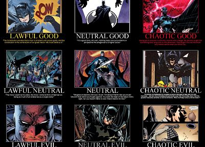 Batman, DC Comics, superheroes, alignment - related desktop wallpaper