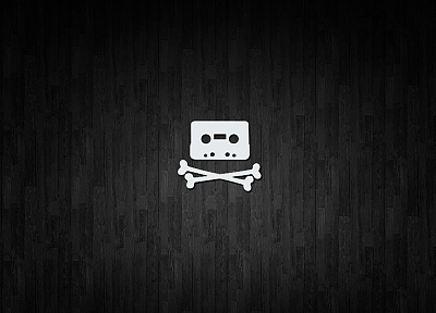 minimalistic, cassette, The Pirate Bay - desktop wallpaper