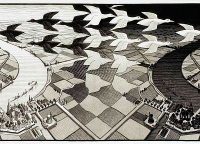 MC Escher - random desktop wallpaper