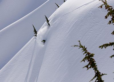 landscapes, winter, sports, snowboarding, snowboard - desktop wallpaper