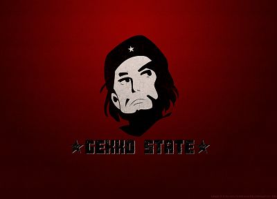 red, Che, Eureka Seven, faces - random desktop wallpaper