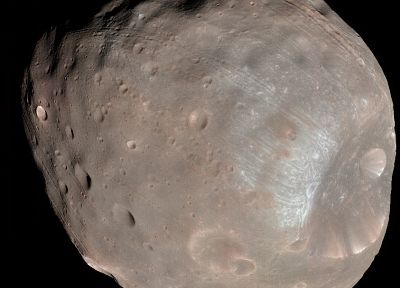 Mars, Moon, Phobos - duplicate desktop wallpaper