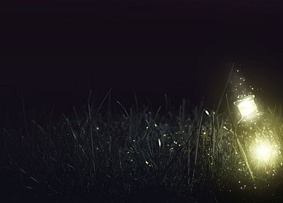 light, grass, fantasy art, artwork, magical, photo manipulation - related desktop wallpaper