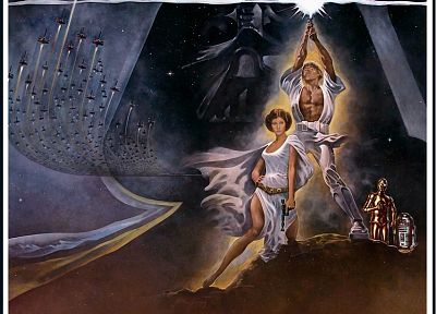 Star Wars, movies, movie posters - duplicate desktop wallpaper
