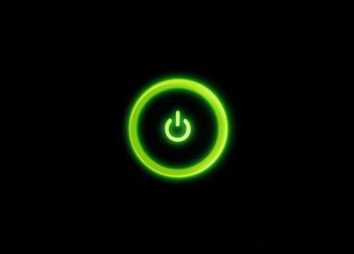 green, power button, Xbox 360 - random desktop wallpaper