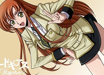 Code Geass, school uniforms, Fenette Shirley, anime girls - random desktop wallpaper