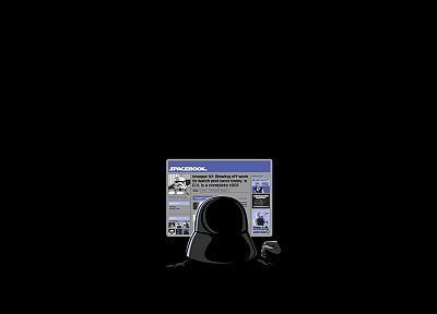 Star Wars, Facebook, stormtroopers, Darth Vader, funny, black background - random desktop wallpaper