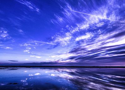 water, clouds, skyscapes - desktop wallpaper