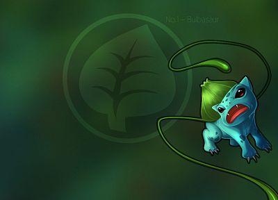 Pokemon, Bulbasaur - random desktop wallpaper