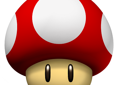 Super Mario, mushrooms - desktop wallpaper