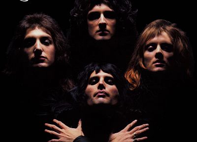 Classic, Rock music, Queen music band, album covers, faces, 1974, 70's, Queen II - desktop wallpaper