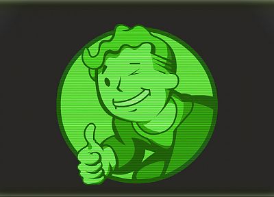 Fallout, Vault Boy, logos - random desktop wallpaper