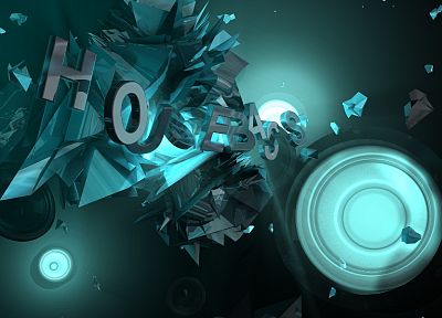 abstract, music, lights, typography, sound, dubstep, 3D - related desktop wallpaper