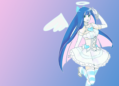 Panty and Stocking with Garterbelt, Anarchy Stocking, striped legwear - related desktop wallpaper