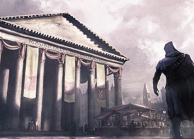 Assassins Creed Brotherhood, artwork - related desktop wallpaper