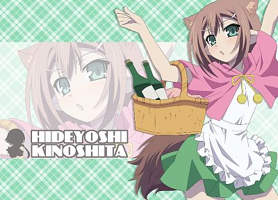 trap, animal ears, Baka to Test to Shoukanjuu, anime boys, Kinoshita Hideyoshi - desktop wallpaper