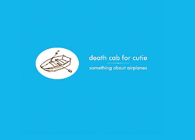 Death Cab For Cutie, blue background - random desktop wallpaper
