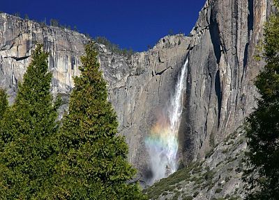 falls, California, National Park, Yosemite National Park - random desktop wallpaper