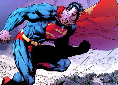 DC Comics, Superman, superheroes, Jim Lee - desktop wallpaper