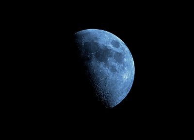 outer space, planets, Moon, black background - desktop wallpaper