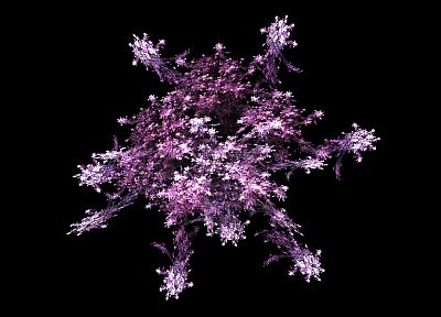 fractals, purple - duplicate desktop wallpaper