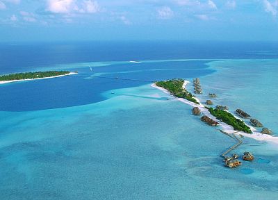 Maldives, islands, sea - related desktop wallpaper