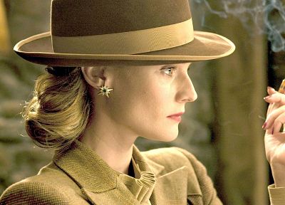 blondes, women, Diane Kruger, hats - duplicate desktop wallpaper