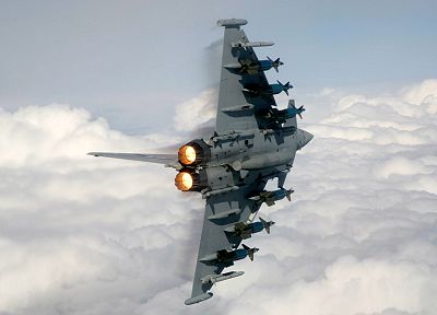 aircraft, military, Eurofighter Typhoon - random desktop wallpaper