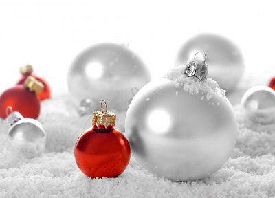 Christmas, holidays, ornaments - desktop wallpaper