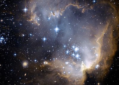 outer space, Pleiades - random desktop wallpaper