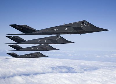 aircraft, United States Air Force, vehicles, jet aircraft, Lockheed F-117 Nighthawk - random desktop wallpaper