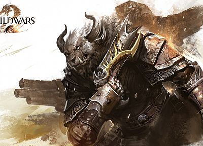 video games, artwork, MMORPG, Guild Wars 2 - desktop wallpaper