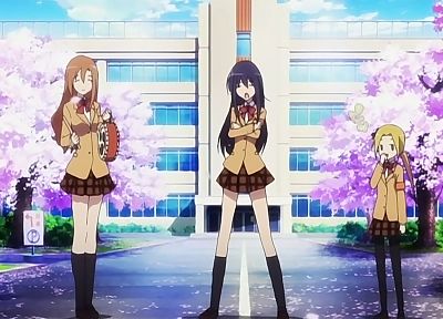 screenshots, Seitokai Yakuindomo, Amakusa Shino, Shichijou Aria, anime girls, Hagimura Suzu - duplicate desktop wallpaper