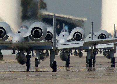 aircraft, military, taxi, planes, A-10 Thunderbolt II - random desktop wallpaper