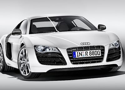 cars, Audi, vehicles, Audi R8, German cars, front angle view - related desktop wallpaper
