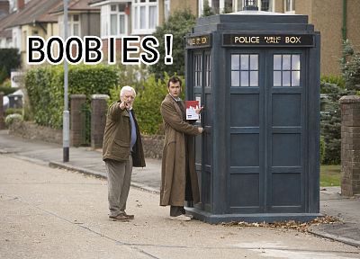 TARDIS, David Tennant, funny, Doctor Who, Tenth Doctor - desktop wallpaper