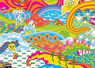 weird, psychedelic - random desktop wallpaper