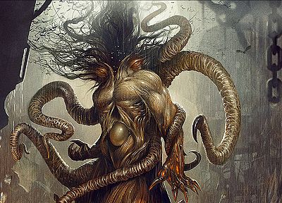 monsters, demons, fantasy art, creatures - duplicate desktop wallpaper