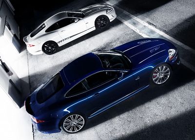 cars, vehicles, Jaguar XKR, blue cars - random desktop wallpaper