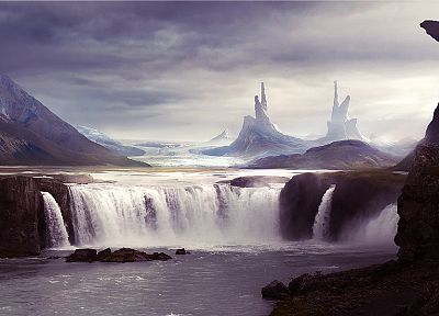 landscapes, waterfalls - related desktop wallpaper