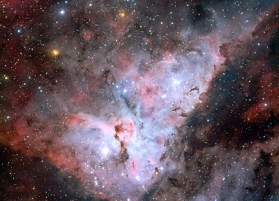 outer space, stars, nebulae, Carina nebula - random desktop wallpaper