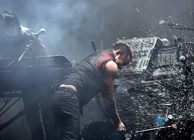 Nine Inch Nails, music, music bands - random desktop wallpaper